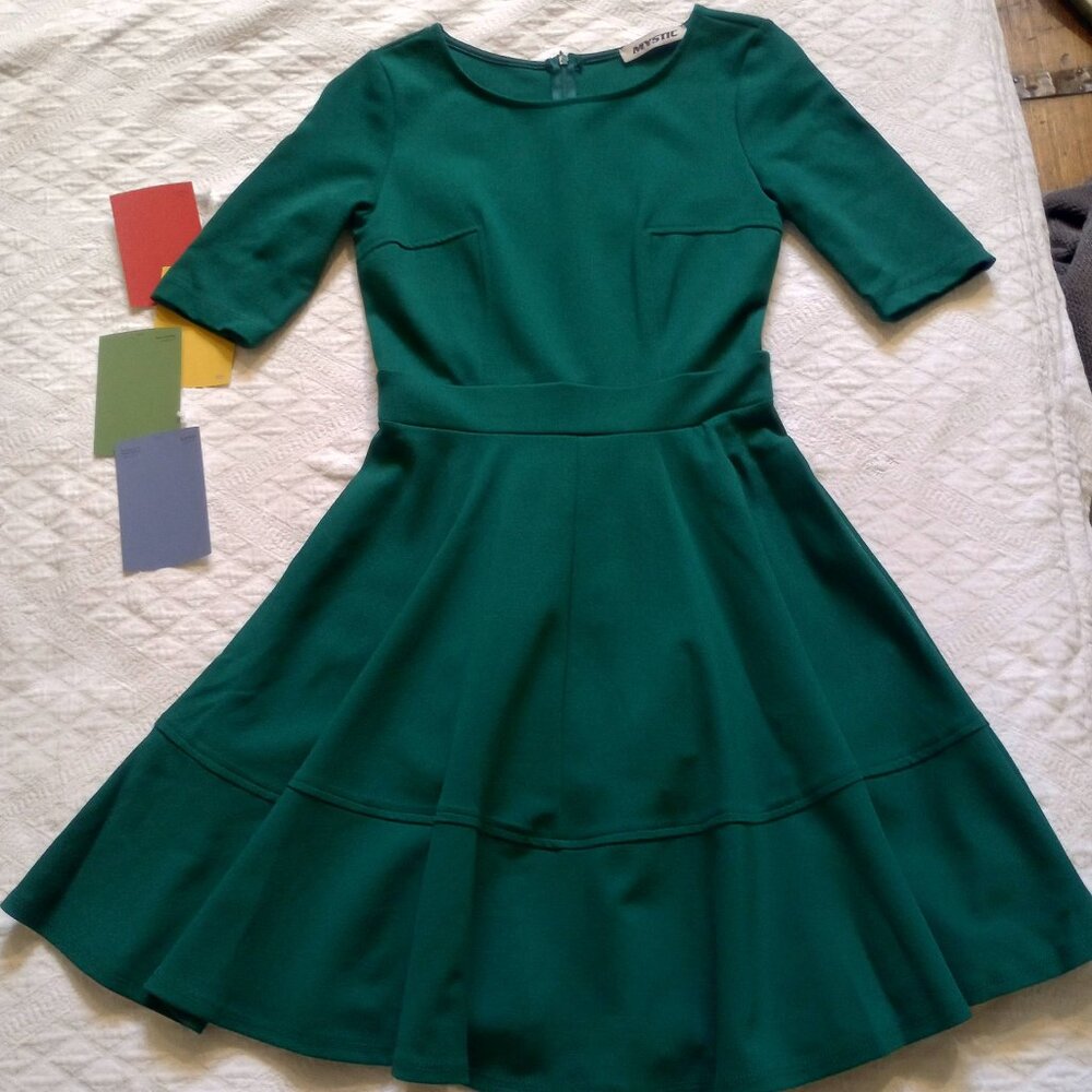 Mystic Fit and Flare Cocktail Dress, Size 4